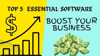 Top 5 Essential Software for Boosting Your Business Productivity [upl. by Yetnruoc]