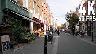 Morning Walk in Clerkenwell and Exmouth Market  London in 4K 60FPS [upl. by Dirk661]