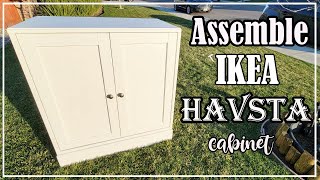 How to assemble Ikea HAVSTA cabinet [upl. by Francoise]