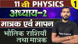 11th physics chapter 2 in hindiमात्रक एवं मापनbhautik rasiya aur unke matrakphysics class 11th [upl. by Lyndsay951]