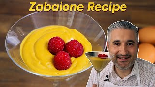 How to Make ZABAGLIONE RECIPE Like my Italian Great Grandfather [upl. by Ethbin]