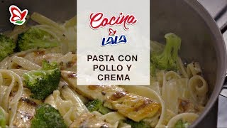 ¿CÓMO HACER UNA PASTA CON POLLO Y CREMA [upl. by Eyot]