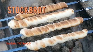 Stockbrot selber machen  Teig Rezept  Stockbrotteig [upl. by Salsbury]