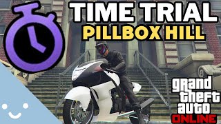 Pillbox Hill Time Trial GUIDE  GTA V Online [upl. by Elstan770]