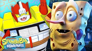 SpongeBob Episodes Reimagined As A Transformers StopMotion  More 😱  SpongeBobOfficial [upl. by Cornel178]