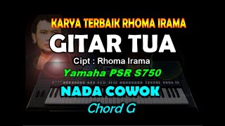 Rhoma Irama  Gitar Tua Karaoke By Saka [upl. by Monty]