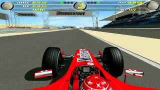 F1 Challenge 9902  RH 2005  Bahrain Lap [upl. by Nafis]