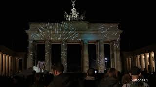 4 K Berlin leuchtet 2017 Die Brandenburger Tor Show [upl. by Hailed]