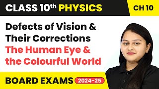 Defects of Vision amp Their Corrections  The Human Eye amp the Colourful World  Class 10 Physics Ch 10 [upl. by Aiekram]