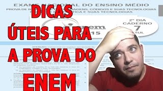 🔴 DICAS ÚTEIS PARA O ENEM ÚLTIMAS HORAS [upl. by Dalury]