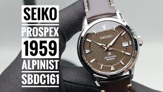 Seiko Prospex Automatic 1959 Alpinist Modern ReInterpretation Forest Brown SBDC161 SPB251 [upl. by Ednutabab443]