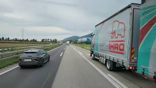 DAF XF530 Fahrt Schaffhausen nach Steffisburg BE  Ausfahrt Schöftland bis Ausfahrt Wangen a d Aar [upl. by Platus]