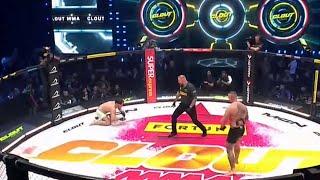 CLOUT MMA 3 Natan Marcoń VS Denis Załęcki Cała walka  Awantura [upl. by Hendry]