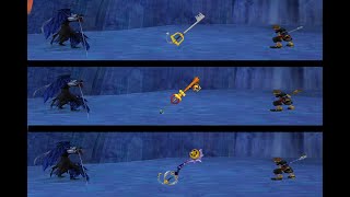 KH2 Final Mix  Sephiroth  Level 1  With Restrictions 5 Fights [upl. by Pantheas]