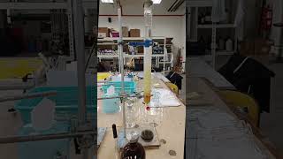 gel filtration chromatography timelapse D shorts chromatography [upl. by Reaht]