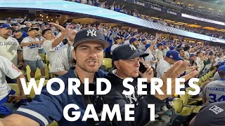 2024 WORLD SERIES GAME 1 AT DODGER STADIUM [upl. by Atilam]