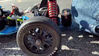 HUGE 18 SCALE NITRO RC DRAG CAR  FIRST DRIVE [upl. by Ahsain]