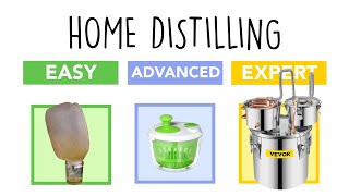 Distilling at home Three ways to make high ABV spirits [upl. by Mord]