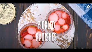 Pickled Radishes Recipe SHORTS [upl. by Haroved]