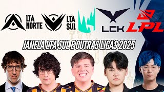 JANELA LTA SUL e OUTRAS LIGAS  MEGAZORD da ISURUS RED NÃO MUDA MUDANÇAS na LCK [upl. by Giannini879]