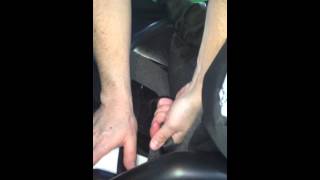 How to Install a rearfacing Britax Marathon Classic using a seat belt  rearfacing tether [upl. by Akemaj]