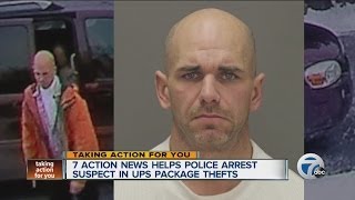 7 Action News helps police arrest suspect in UPS package thefts [upl. by Aronoel]