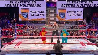 Reporte CMLL Kemonito Vs Kemalito [upl. by Anialam]