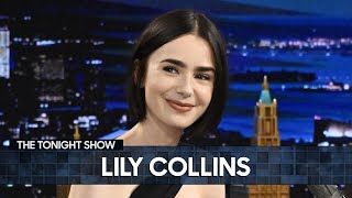 Lily Collins Talks Emily in Paris Season 4 and Her Spice Girls Birthday Shoutout  The Tonight Show [upl. by Daveda]