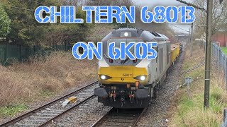 Chiltern Railways 68013 on 6K05 [upl. by Merna]