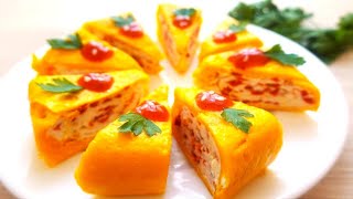 Amazing Egg Rolls  Korean Egg Rolls Recipe  Easyvideo [upl. by Champaigne]