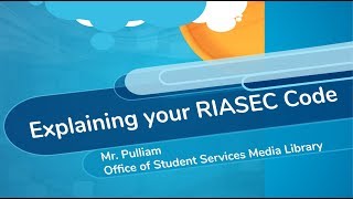 Explaining Your RIASEC Code [upl. by Ender373]