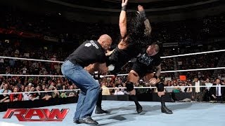 Evolution attacks The Shield Raw May 5 2014 [upl. by Akiehsat]