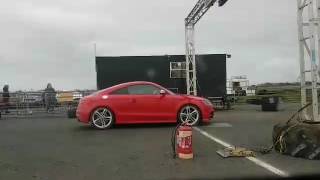 Audi TTS vs Nissan 370z nismo MK2 Crail raceway [upl. by Naicul]