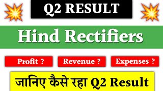 Hind Rectifiers Q2 Results 2025  Hind Rectifiers share news  Hind Rectifiers share latest news [upl. by Arhat]