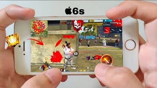 Iphone 6s Lag fix Free Fire Gameplay test settings revel My HUDDPI MACRO 1 old testing 🔥 [upl. by Neffets]