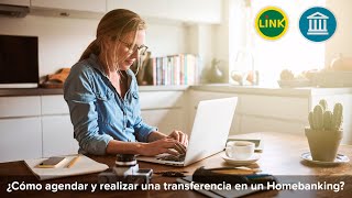 👉 ¿Cómo agendar y realizar una transferencia en un Homebanking 😎💲👍 [upl. by Llednor896]