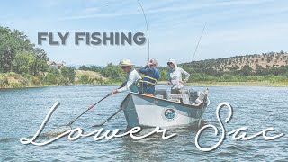 Fly Fishing the Lower Sac  River Report w Luke amp Kevin [upl. by Mears693]