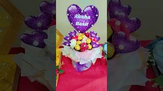 Ferrero rocher bouquet 💐 by Fabulous Naznin Creation choclatebouquet gift shorts [upl. by Jarrid]