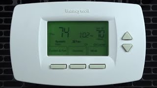 How to create schedules and control the 7000 Multipro thermostat  Resideo [upl. by Erastatus]