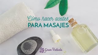 Aceite para masaje casero [upl. by Chem]