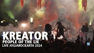 KREATOR  People Of The Lie  Live in Jogjarockarta 2024 [upl. by Kolva]