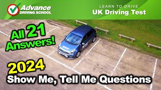 2024 ‘Show Me Tell Me Questions  UK Driving Test [upl. by Nedac]