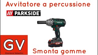 avvitatore percussione parkside smontagomme [upl. by Liagibba]