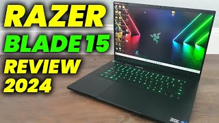 Razer Blade 15 review 2024 Portable Powerhouse with WhisperQuiet Fans [upl. by Rosenblum]