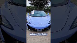 McLaren 570S Spider JawDropping Walkaround in 18 Seconds [upl. by Nisotawulo]