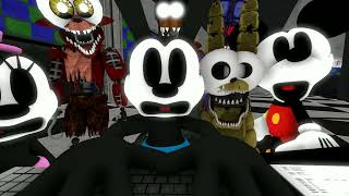 Pizza scream Oswald Ortensia Wfoxy wfreddy Wbonnie Mickey Mouse PlushTrap [upl. by Yajet]