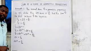 Sum of n terms of geometric progression [upl. by Xel]