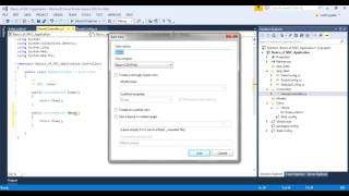 Basics of MVC with redirection to another view in VS 2013 [upl. by Aeneas332]