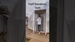 Glamping Geodesic Tent Demo [upl. by Ocana]