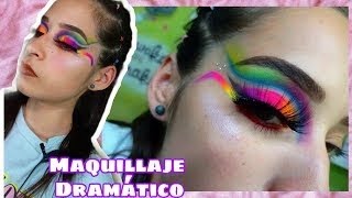 Técnica brasileña para hacer un maquillaje dramático de pasarela [upl. by Mercie338]